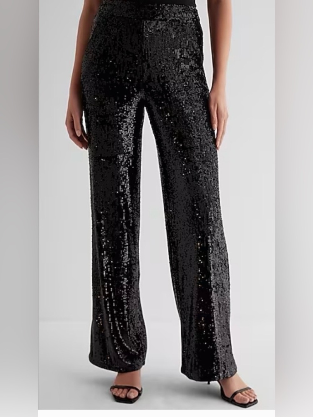 Express |Sequin Wide-Leg Pants
